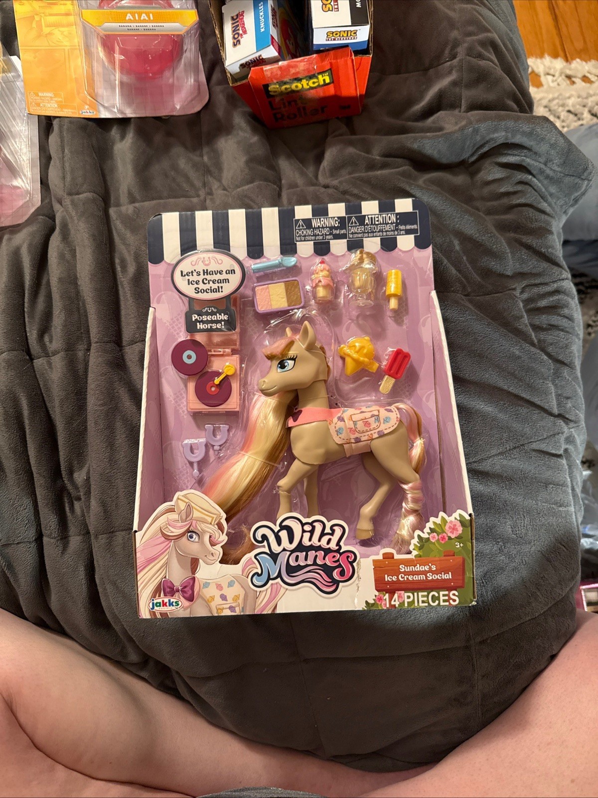 Wild Manes Sundae&rsquo;s Ice Cream Social Poseable Horse Pony Toy 14 Pieces – NIB