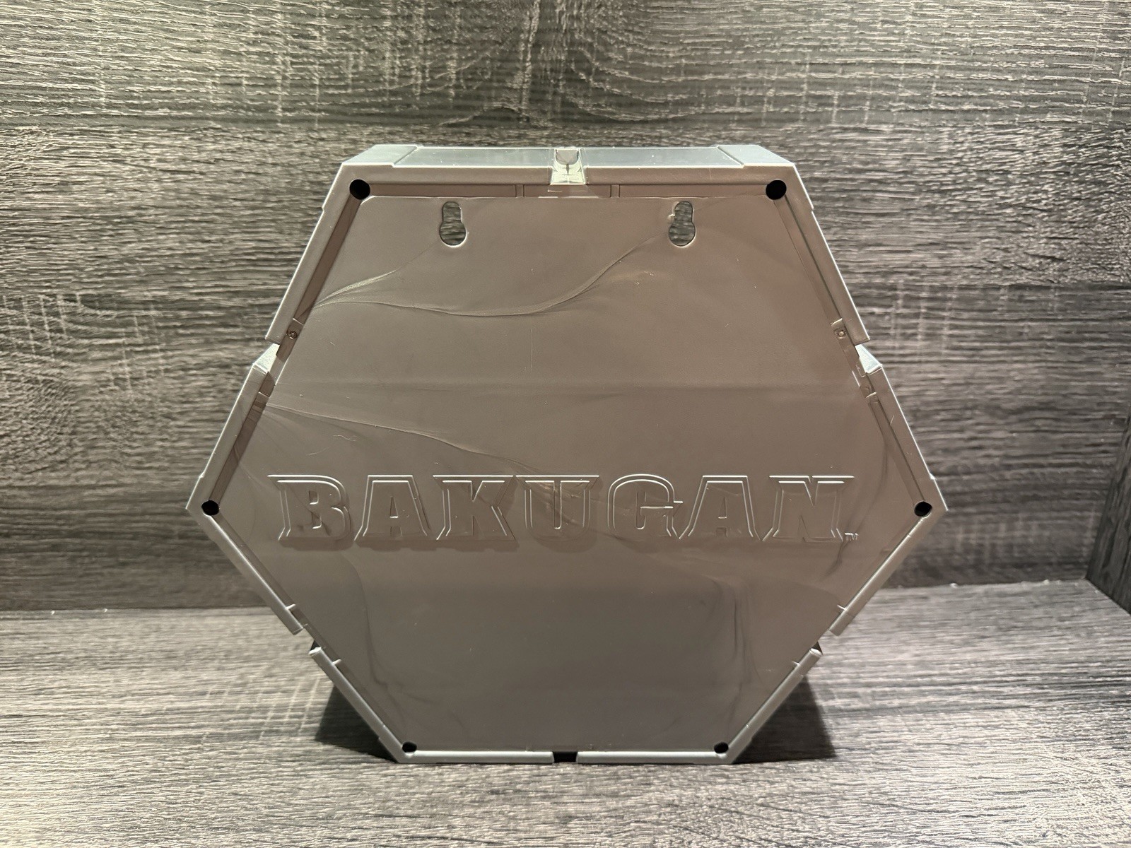 Bakugan Magnetic Hexagonal Battle Brawlers Gray Display Case (Wall mount)