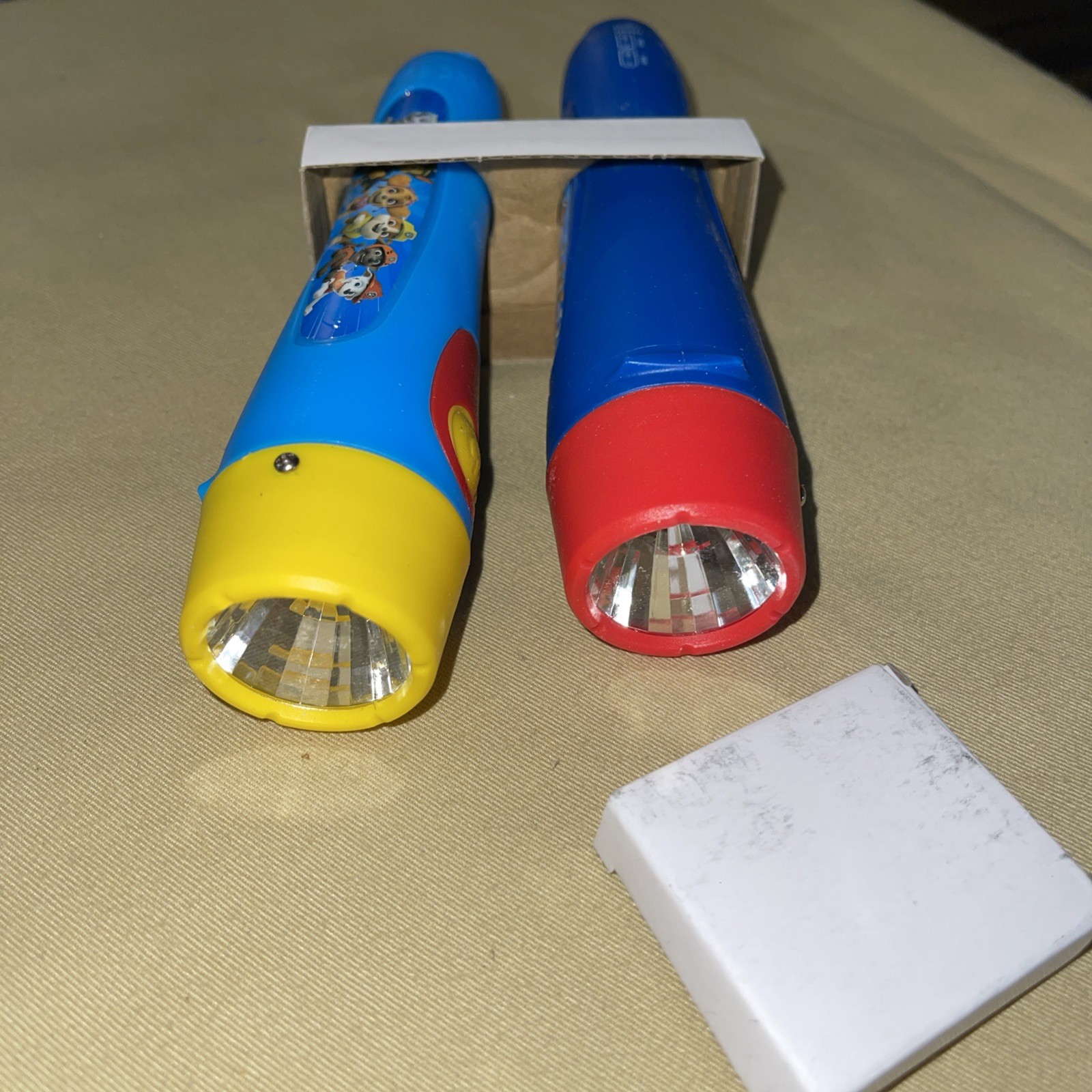 PAW Patrol Flashlights 2-Pack Stocking Stuffer for Kids New Distressed Box