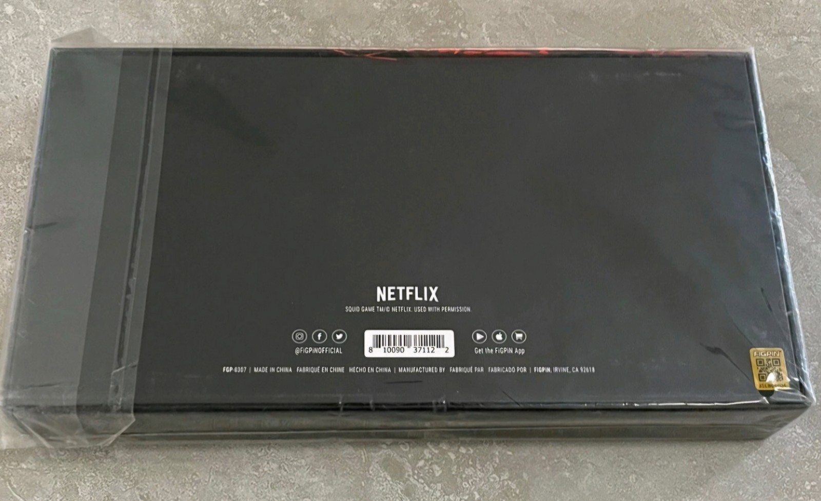 FiGPiN Netflix Squid Game 4 Pack Box Set Collectible Pins LE 3000