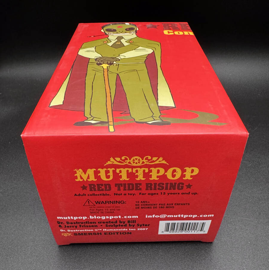 Frank Kozik SIGNED AUTOGRAPHED Muttpop 8&Prime; Red Tide Rising Dr. Destruction SMERSH