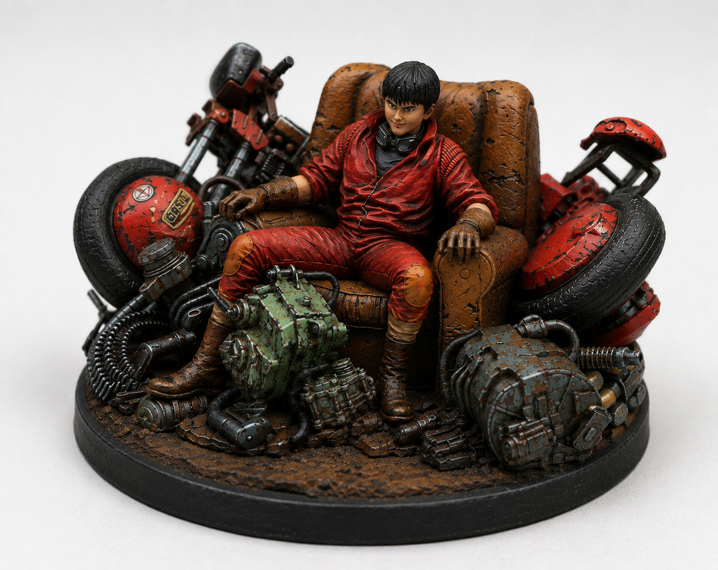 Kaneda on Throne – Akira Custom Made Exclusive figurine 10cm tall