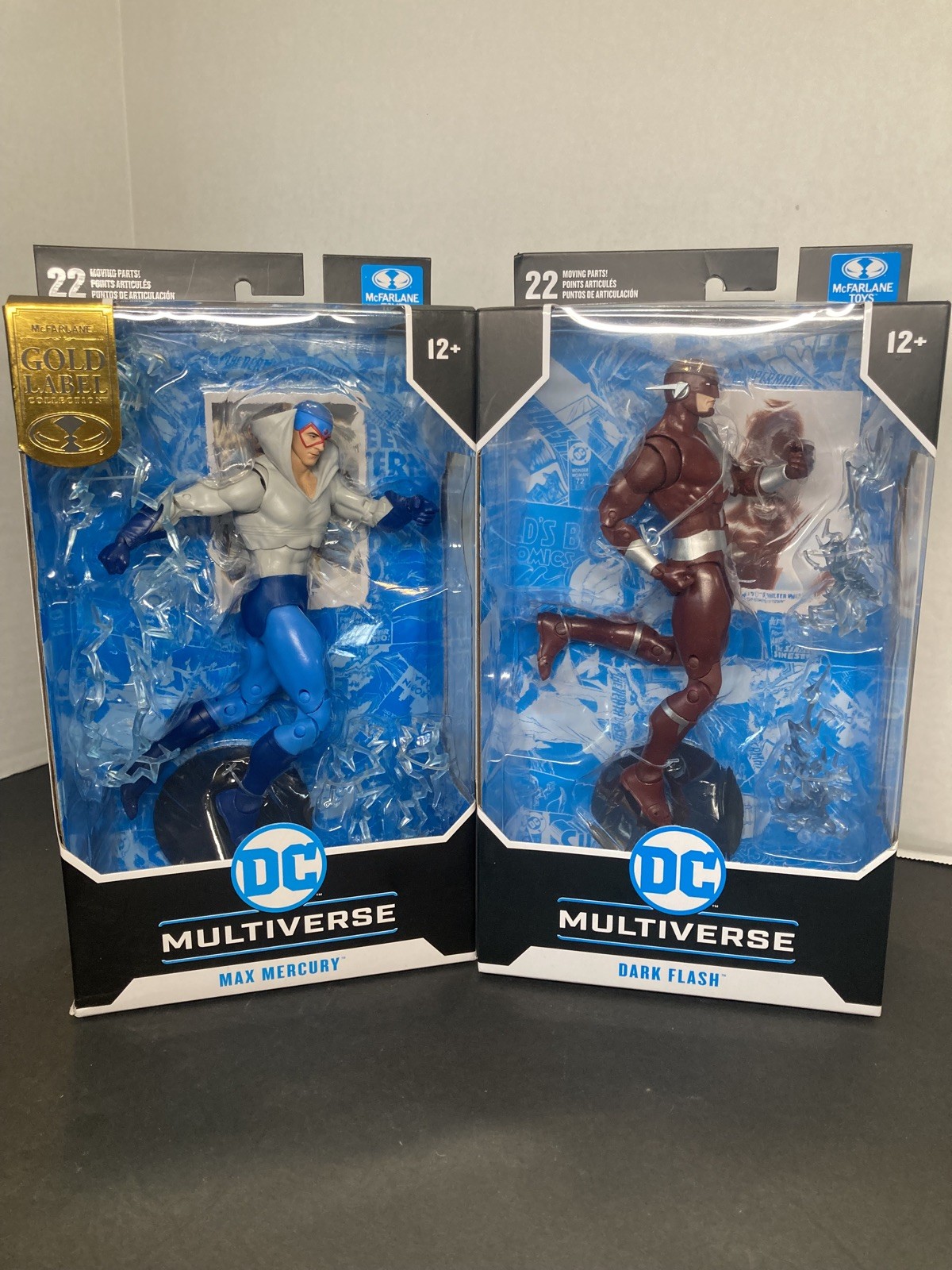 Mcfarlane DC Multiverse Dark Flash Walter West max mercury the flash lot of 2