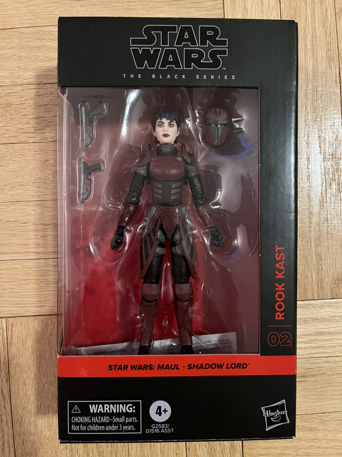 Hasbro Star Wars The Black Series Rook Kast Maul Shadow Lord 6” Action Figure