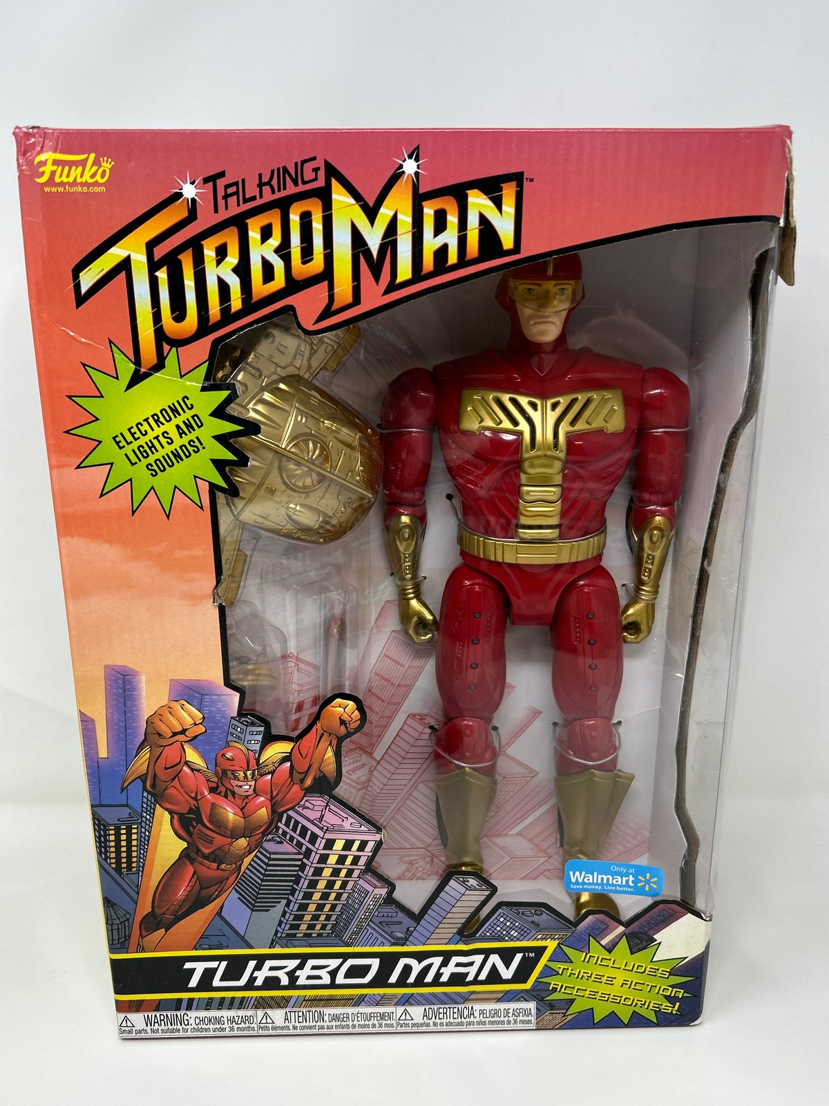 Jingle All The Way – Turbo Man Electronic Figure by Funko