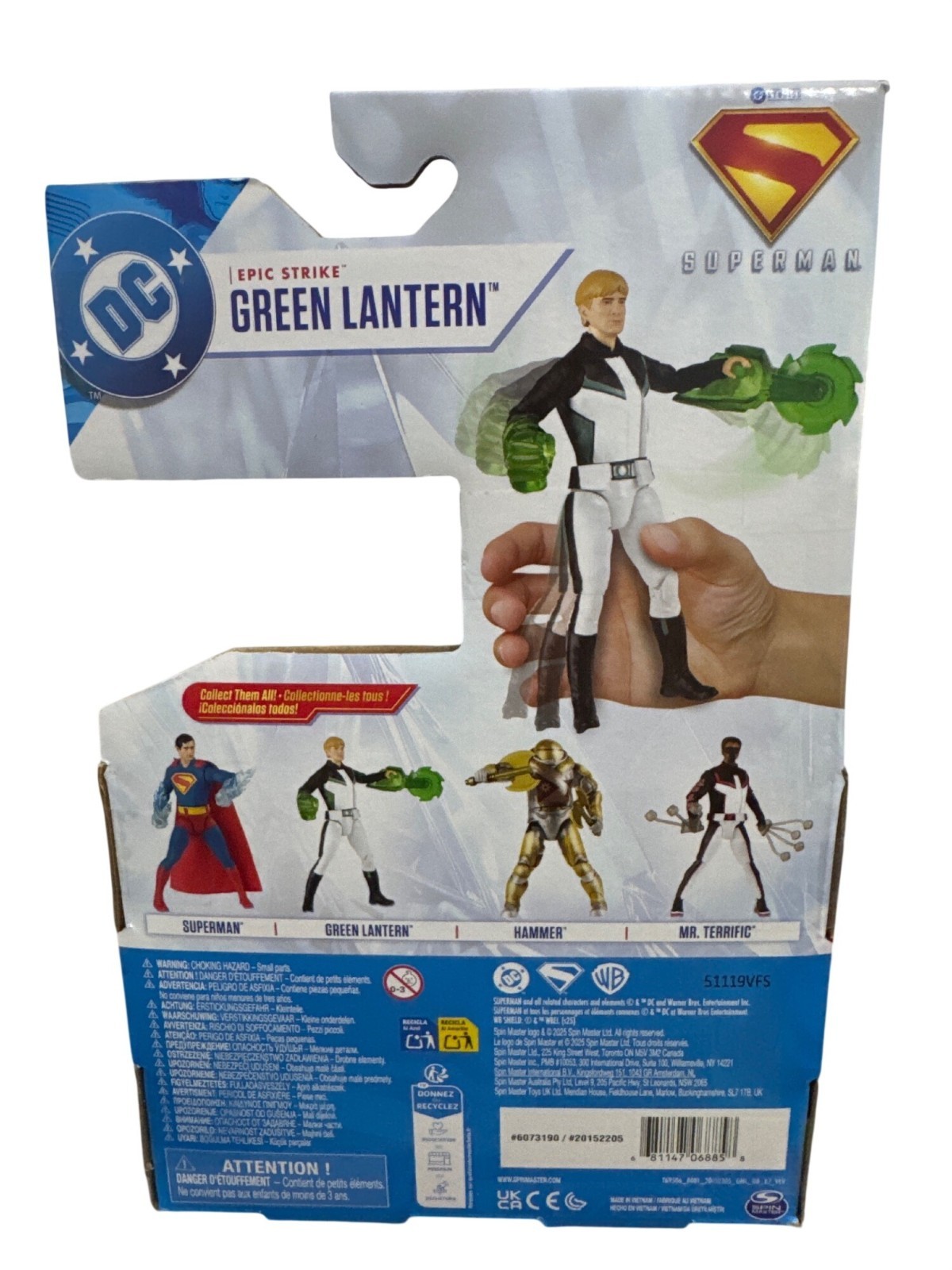 DC Epic Strike Green Lantern Action Figure Superman Series 4+ Years Articulated