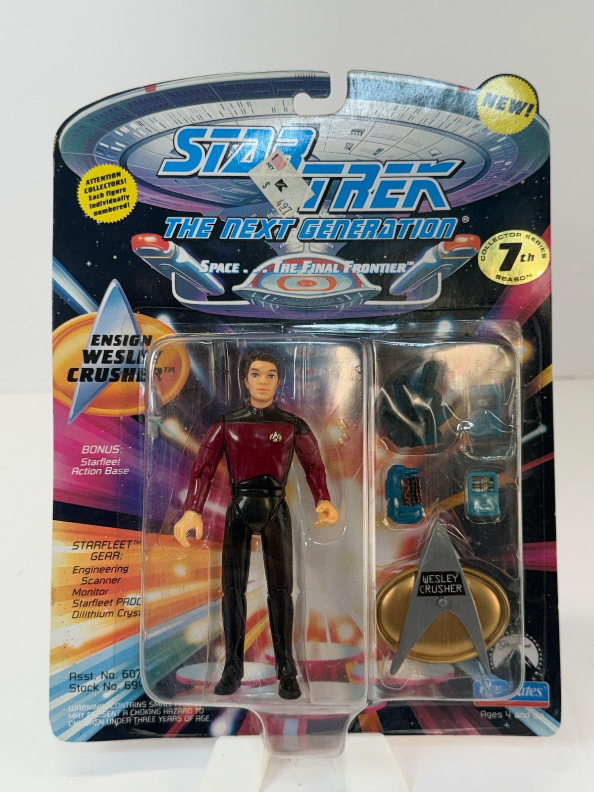 1994 Playmates – Star Trek: The Next Generation – Ensign Wesley Crusher – NEW