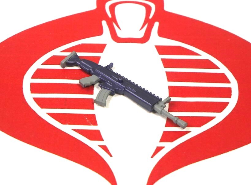 Fortnite Weapon Purple Scar Assault Rifle Jazwares Figure Accessory 1:18 Scale