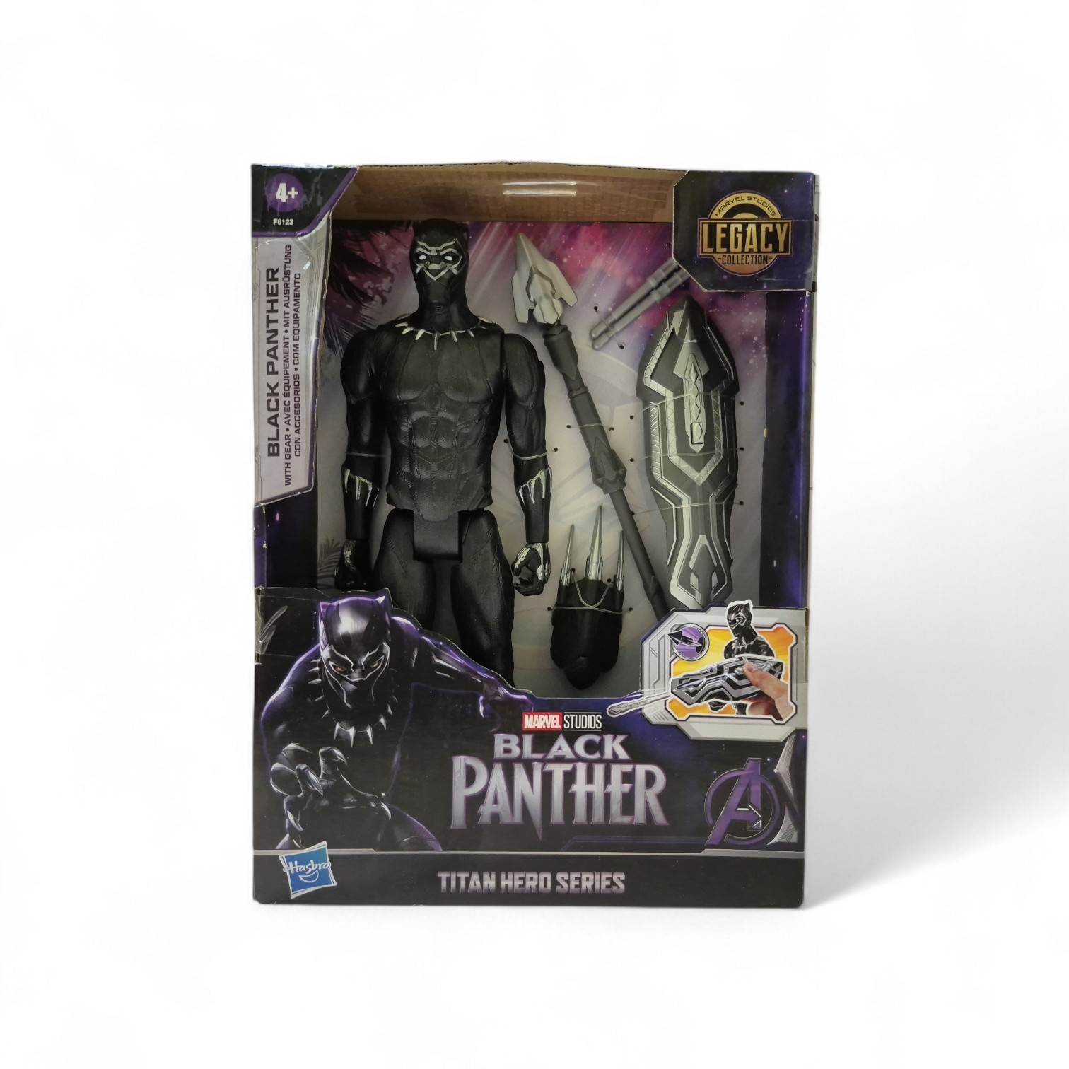 Black Panther: Legacy Collection Titan Hero Series Action Figure 12&Prime;, Avengers