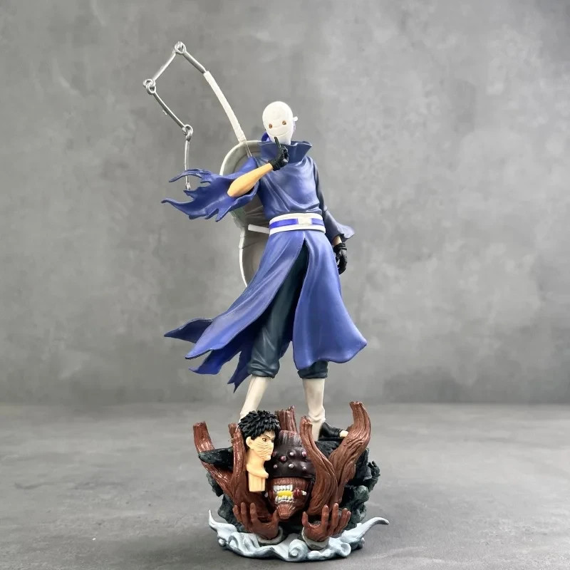 Naruto Uchiha Obito Double Headed PVC Action Figure Collectible Model Statue Toy