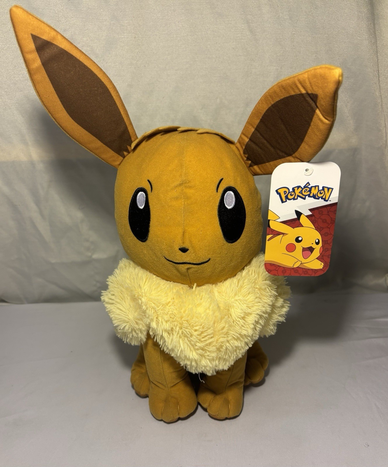 Pokemon 24&Prime; Eevee Plush – Large Jumbo Size – NWT
