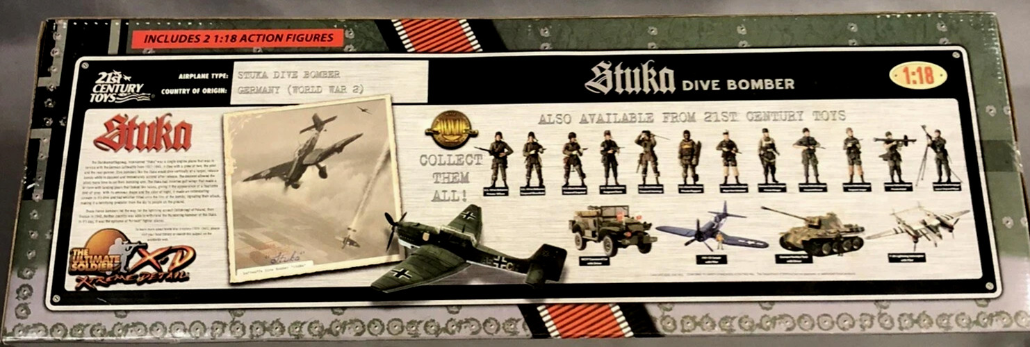 Ultimate Soldier X-D Xtreme Detail Luftwaffe Stuka Dive Bomber New in box