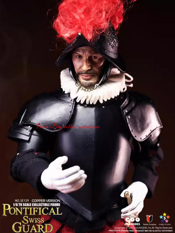 Coomodel 1/6 Se129 Empire Series-Swiss Papal Guard Captain Pure Copper Collector