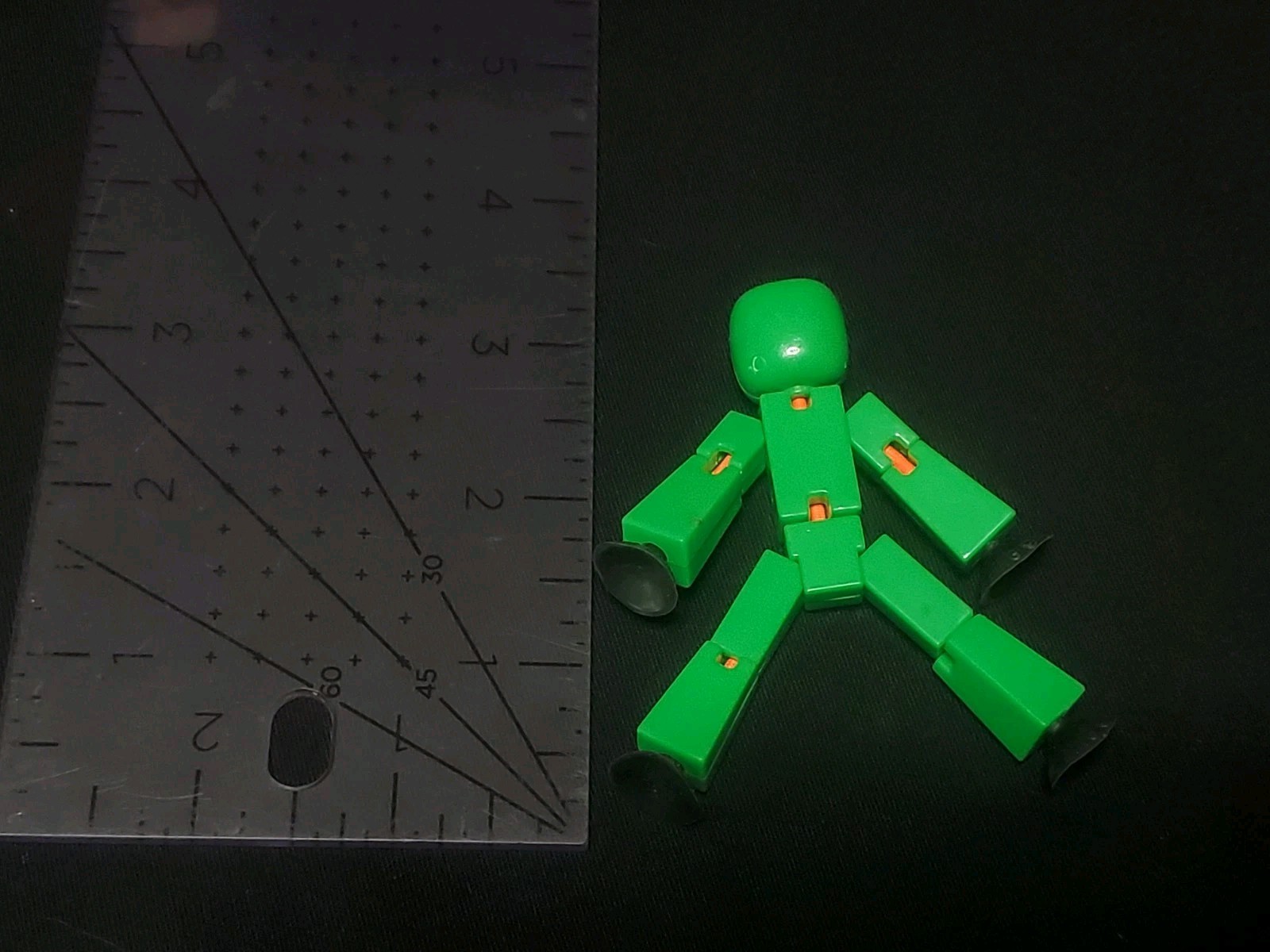 Green Stikbot Toy Figure