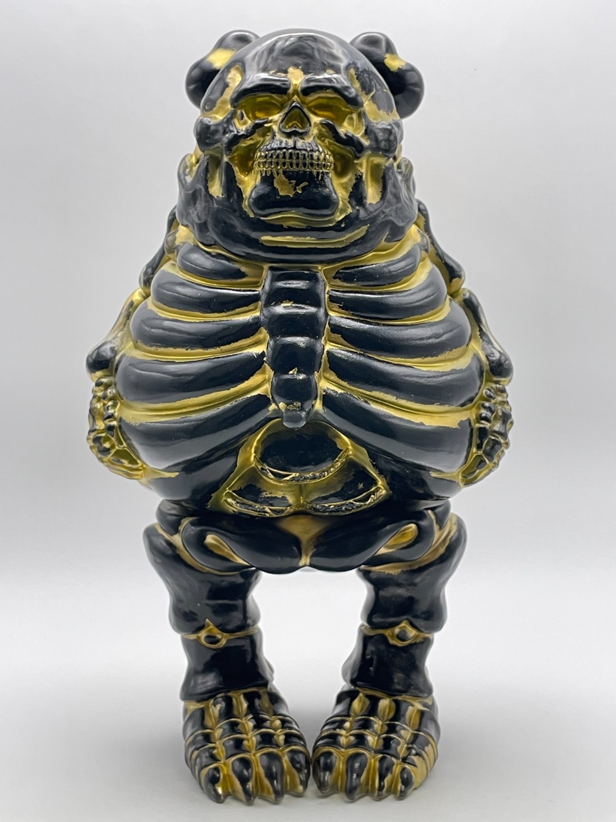 Big Boner (Black & Gold) 8&Prime; Sofubi Fig. by Ron English x BlackBook Toys