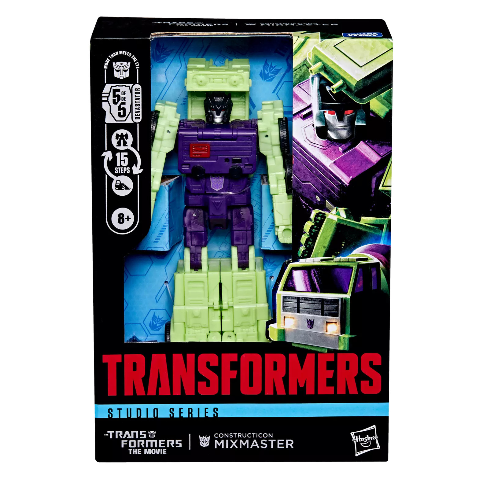 Transformers Studio Series Voyager Class Constructicon Mixmaster 5.5&Prime; Toy Figure