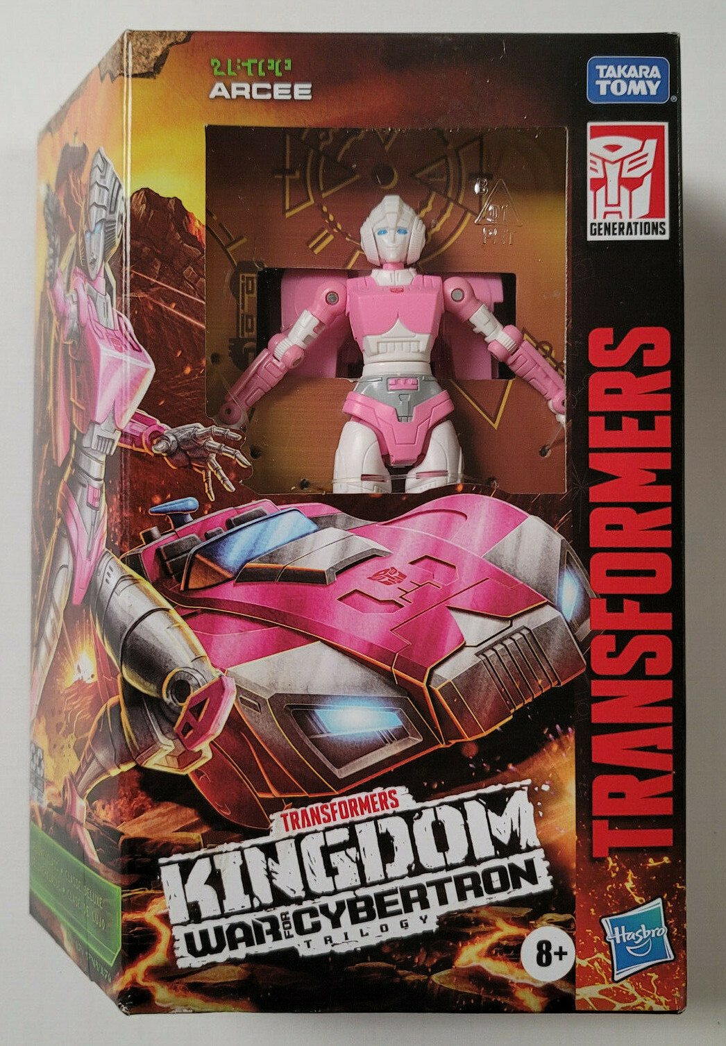 Transformers Kingdom War For Cybertron Action Figure Deluxe Class ARCEE