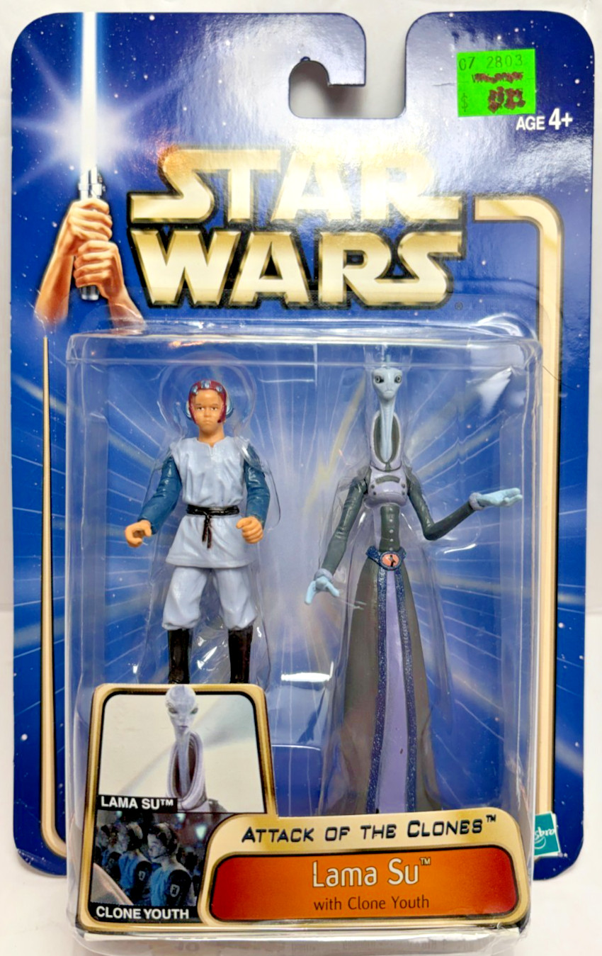 Star Wars Lama Su and Clone Youth Figures – Attack of the Clones – 2003 #10