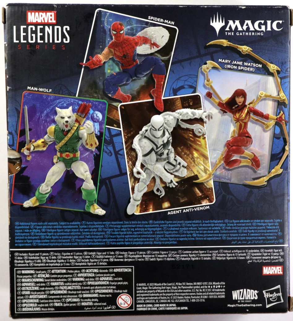 Hasbro Marvel Legends Magic The Gathering Spider-Man Agent Anti-Venom Figure