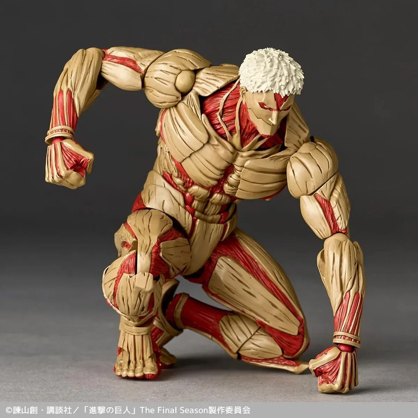 Kaiyodo Revoltech Attack on Titan Armored Titan Action Figure No Bonus Parts New