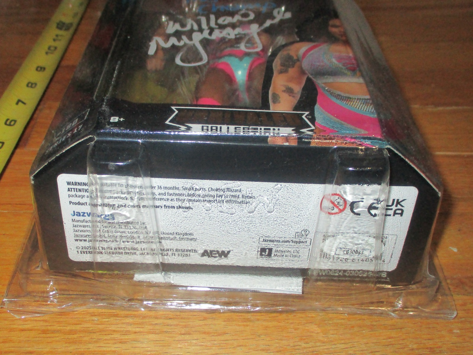 AEW Wrestling Willow Nightingale Signed Wrestling figure JSA COA Autograph