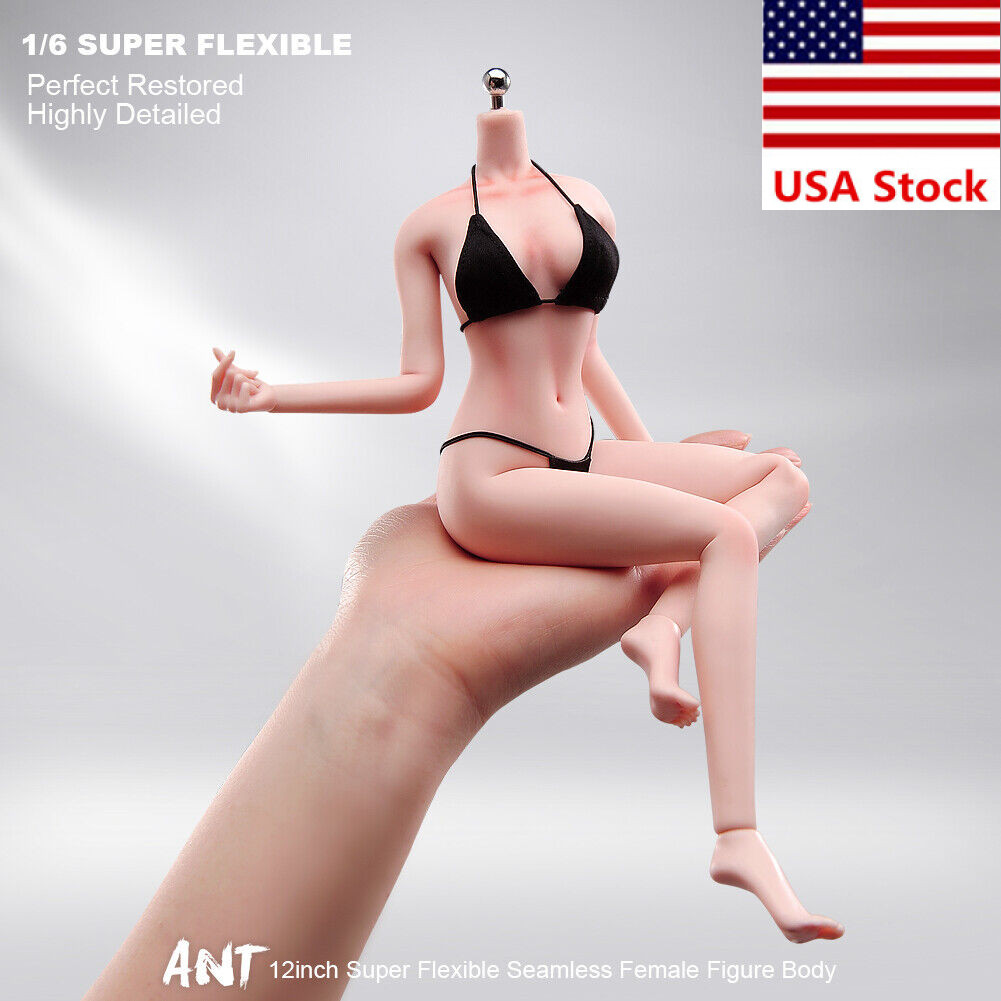 1/6 Female Medium Bust Makeup Super Flexible Joint Seamless Body For 12 »Figure