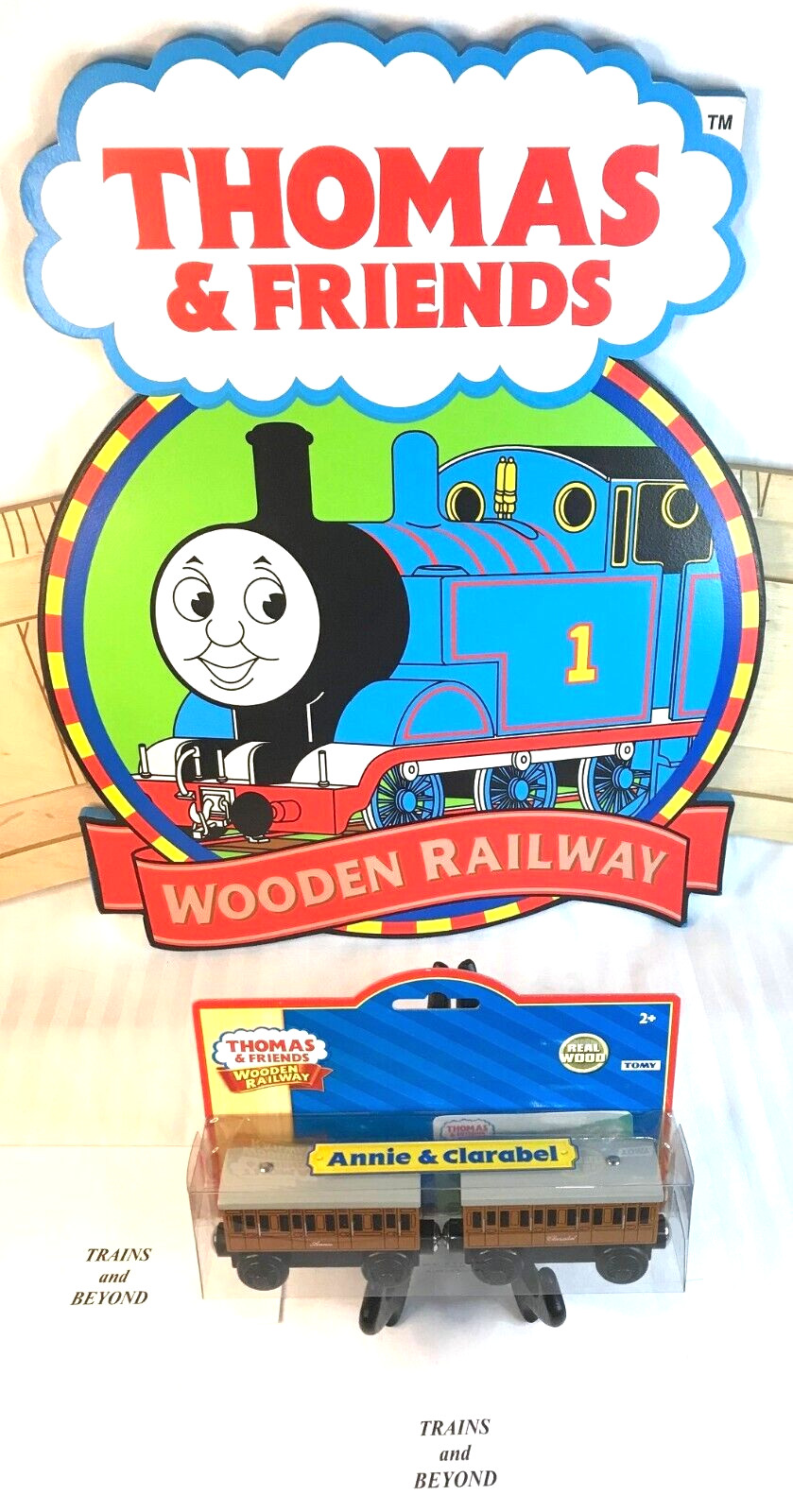 Annie & Clarabel – LC99195 – Thomas & Friends Wooden by TOMY – New in box & rare
