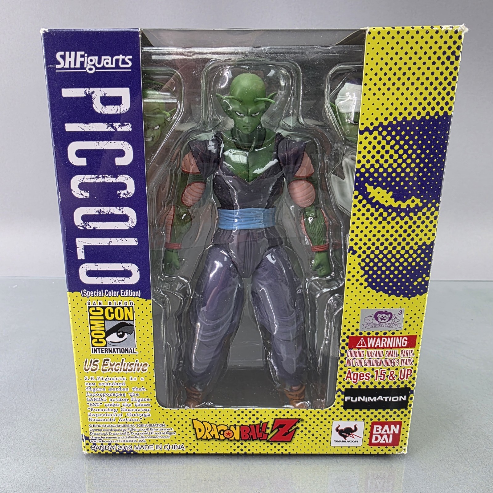 S.H. FIGUARTS Dragonball Z PICCOLO SDCC Special Color US Exclusive OPEN BOX