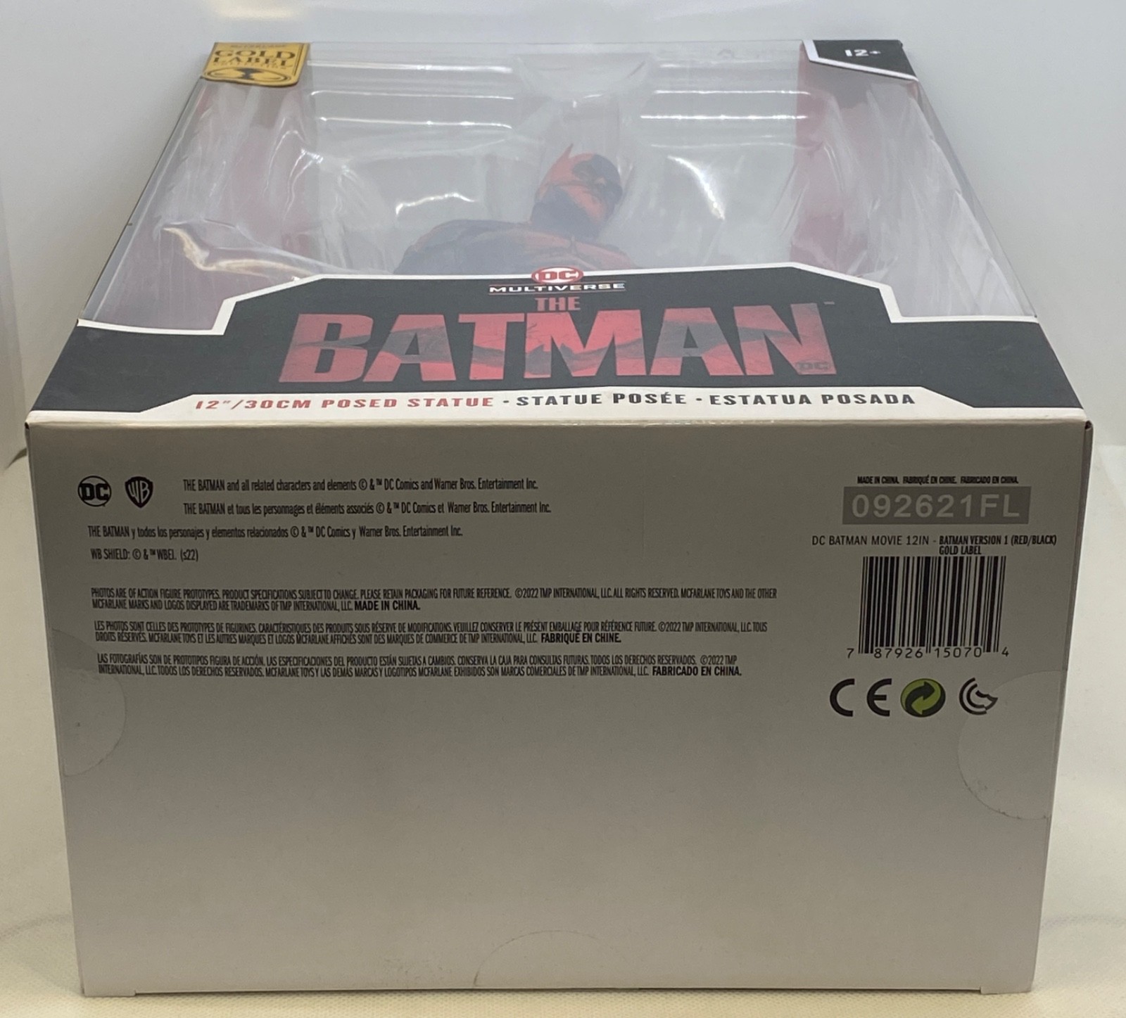 McFarlane GOLD LABEL Collection – The Batman Movie: BATMAN 12&Prime; Posed Statue
