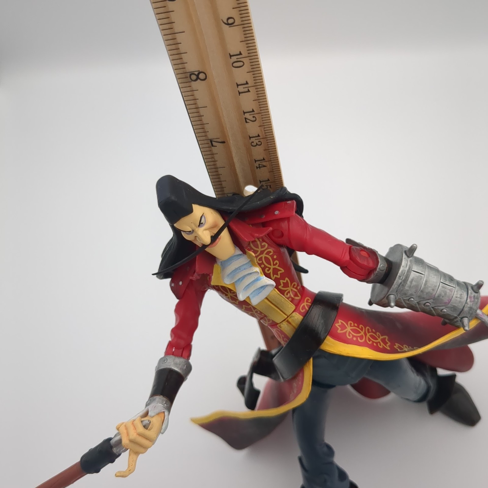 Stylized Captain Hook Action Figure Peter Pan Disney Villain Collectible Toy
