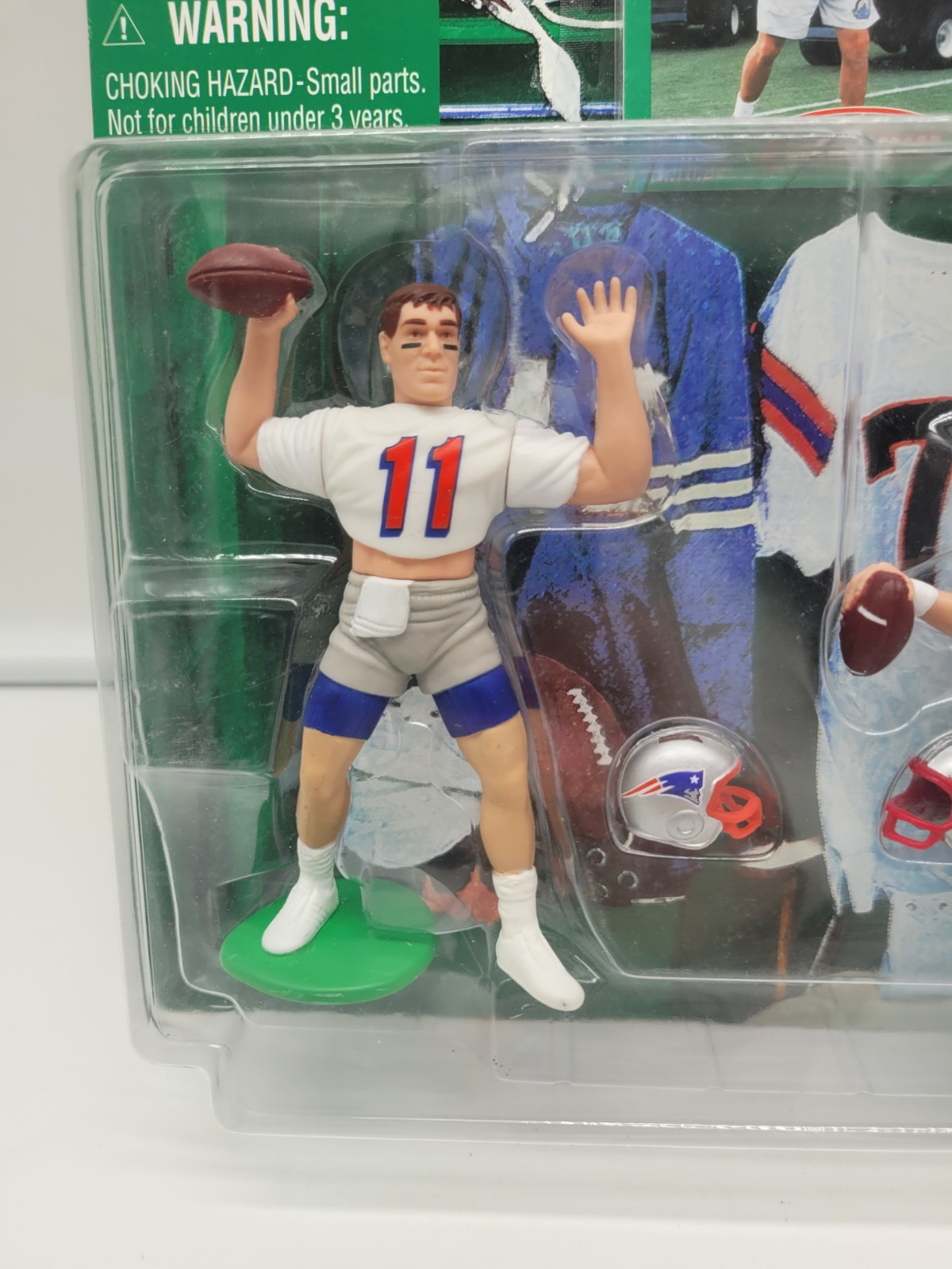 1998 STARTING LINEUP CLASSIC DOUBLES DREW BLEDSOE #11 PATRIOTS WSU QB Club
