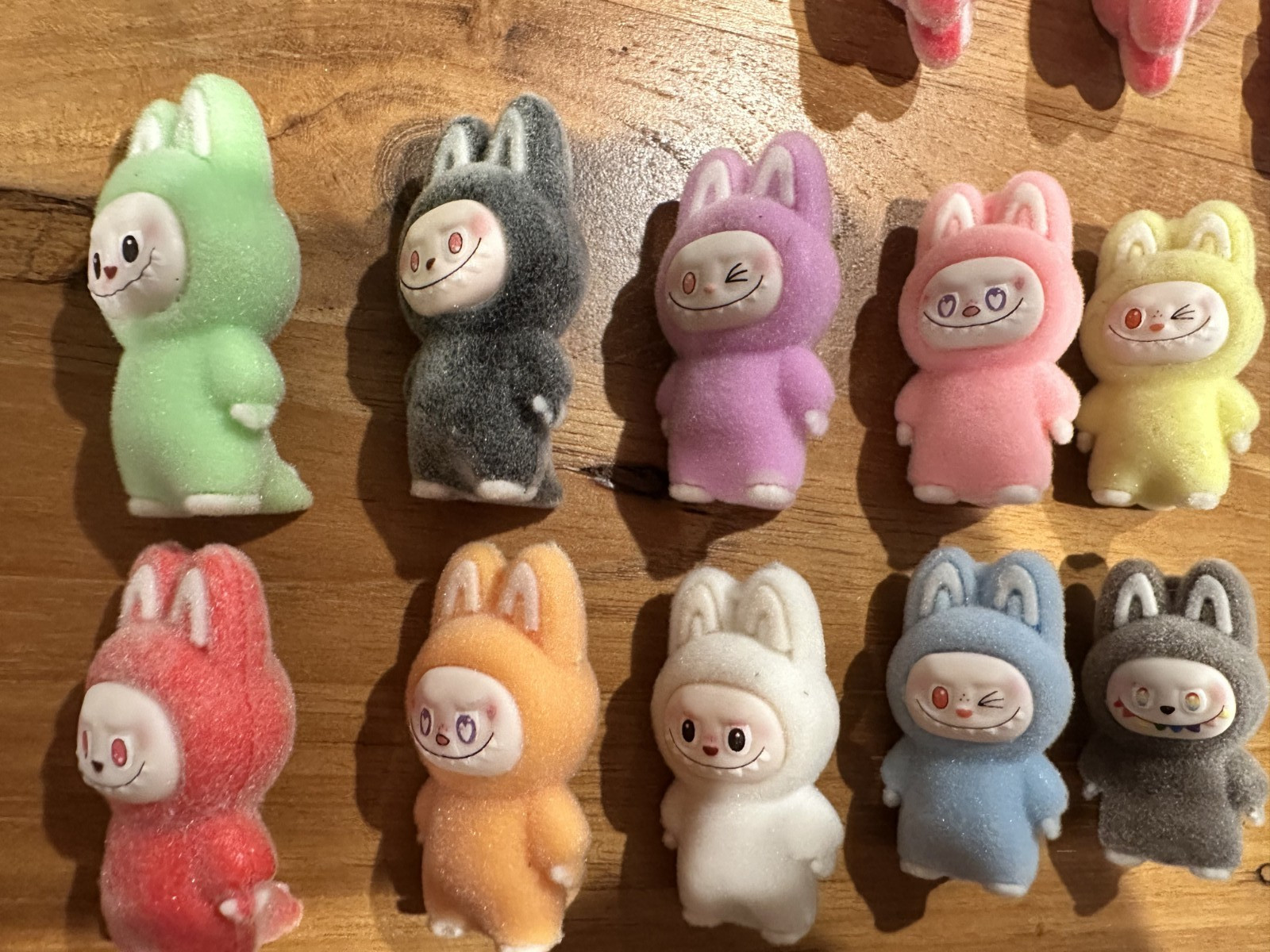 Mini Series Flocking Figures 4cm Cute Gift DIY Decor Toys Kawaii Big Into Energy
