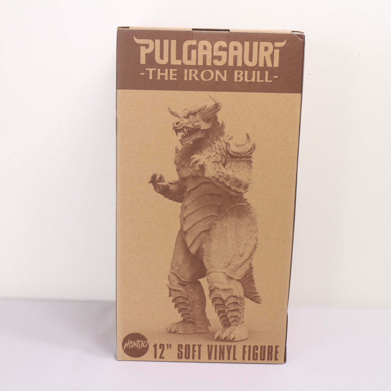 Pulgasauri The Iron Bull Deluxe 12-inch Soft Vinyl Figure Open Box Mondo Tees