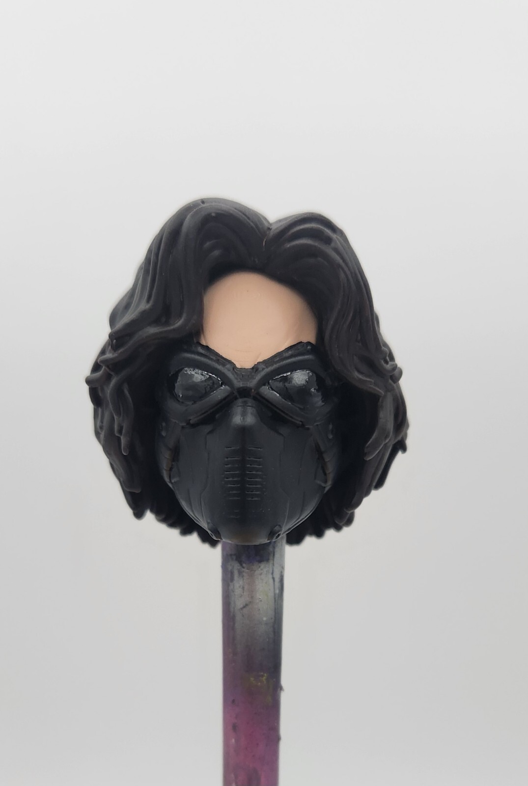 Marvel Legends Custom Winter Soldier Full Mask Head 1/12 Scale Painted