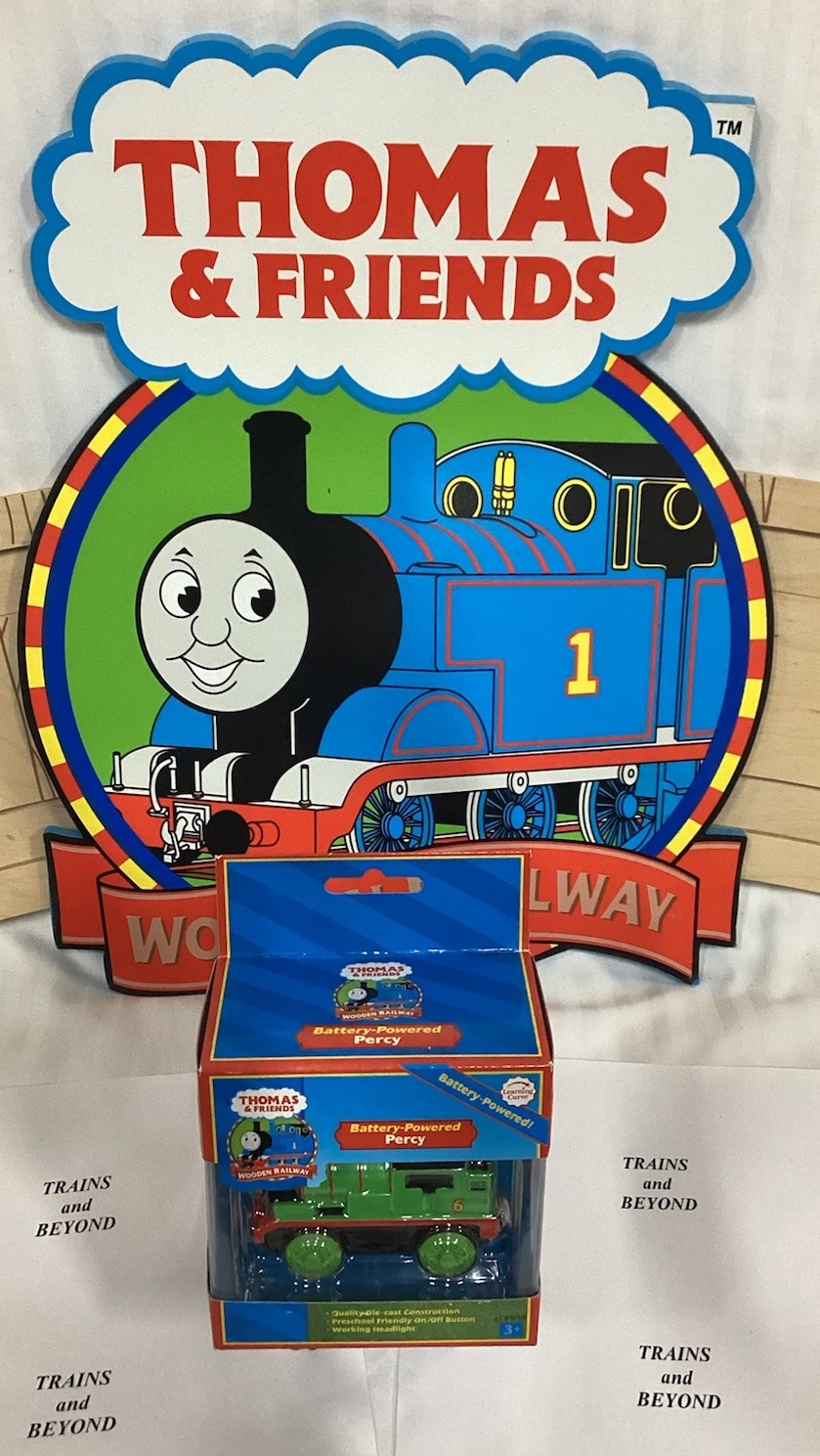 Battery-Powered Percy LC99719 Thomas & Friends Wooden Railway Learning Curve New