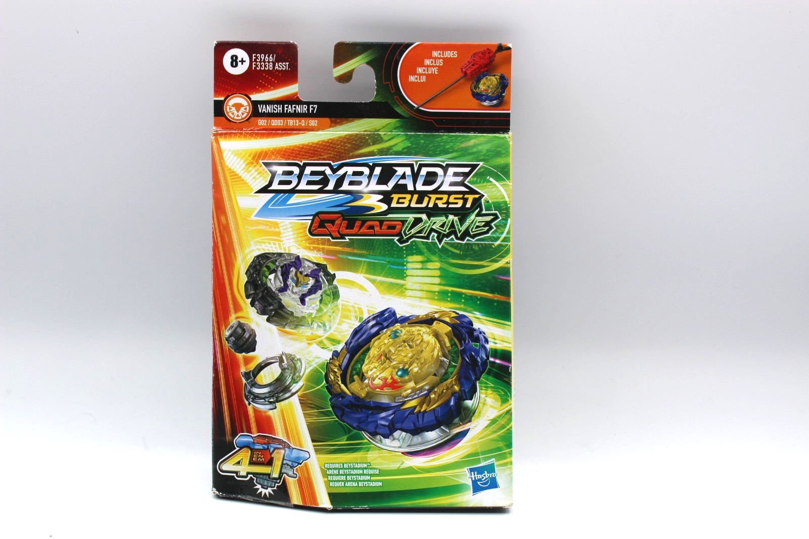 Beyblade Burst QuadDrive Vanish Fafnir F7 Starter Pack