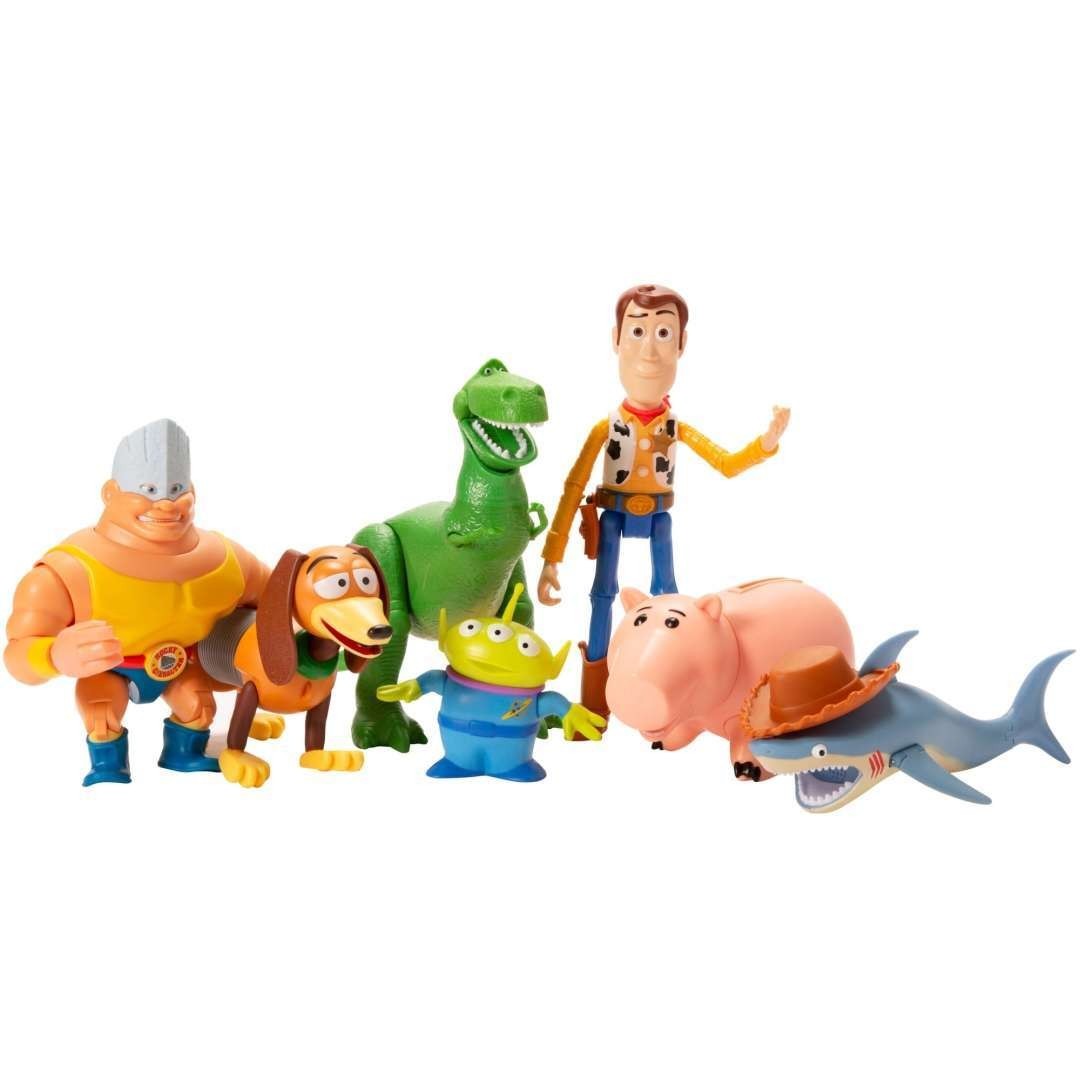 Disney Pixar Toy Story Andy&rsquo;s Bed Pack Figure Collection (Disney100) Woody Alien