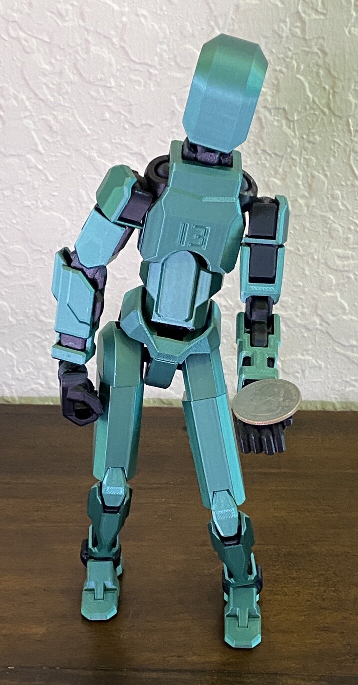 BIG Dummy 13 OXIDE GREEN Posable Action Figure Articulated Mannequin – 27 cm