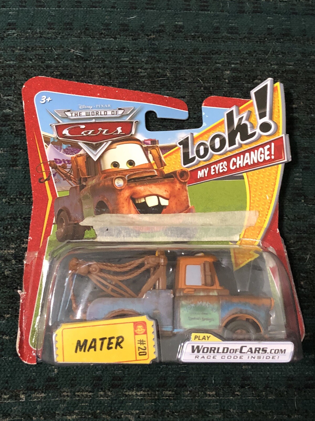 Disney Pixar World of Cars MATER Tow Truck #20 Open Box