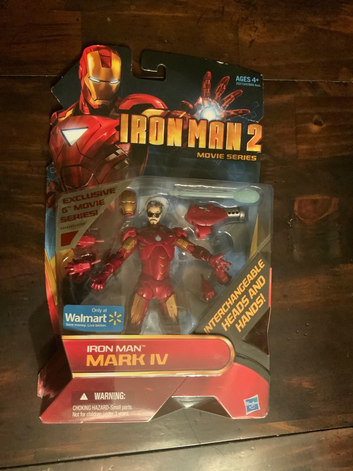 Iron Man 2 Movie Series 6&Prime; Mark IV Tony Stark Walmart Exclusive Action Figure S9
