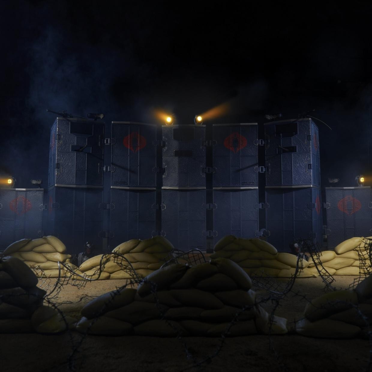 G.I. Joe 6&Prime; Classified Series Trench Viper & Cobra Modular Fortification #151