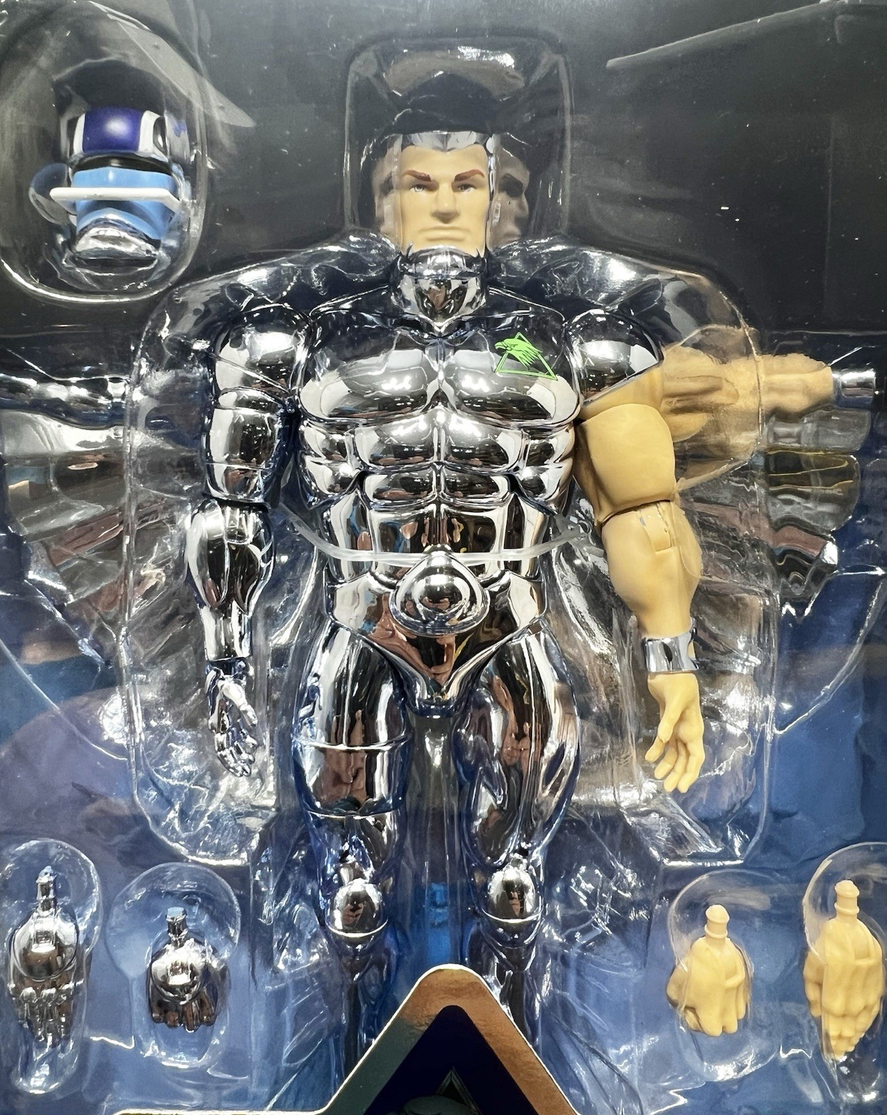 Super7 Silverhawks Steelwill Toy Version Action Figure With Accessories