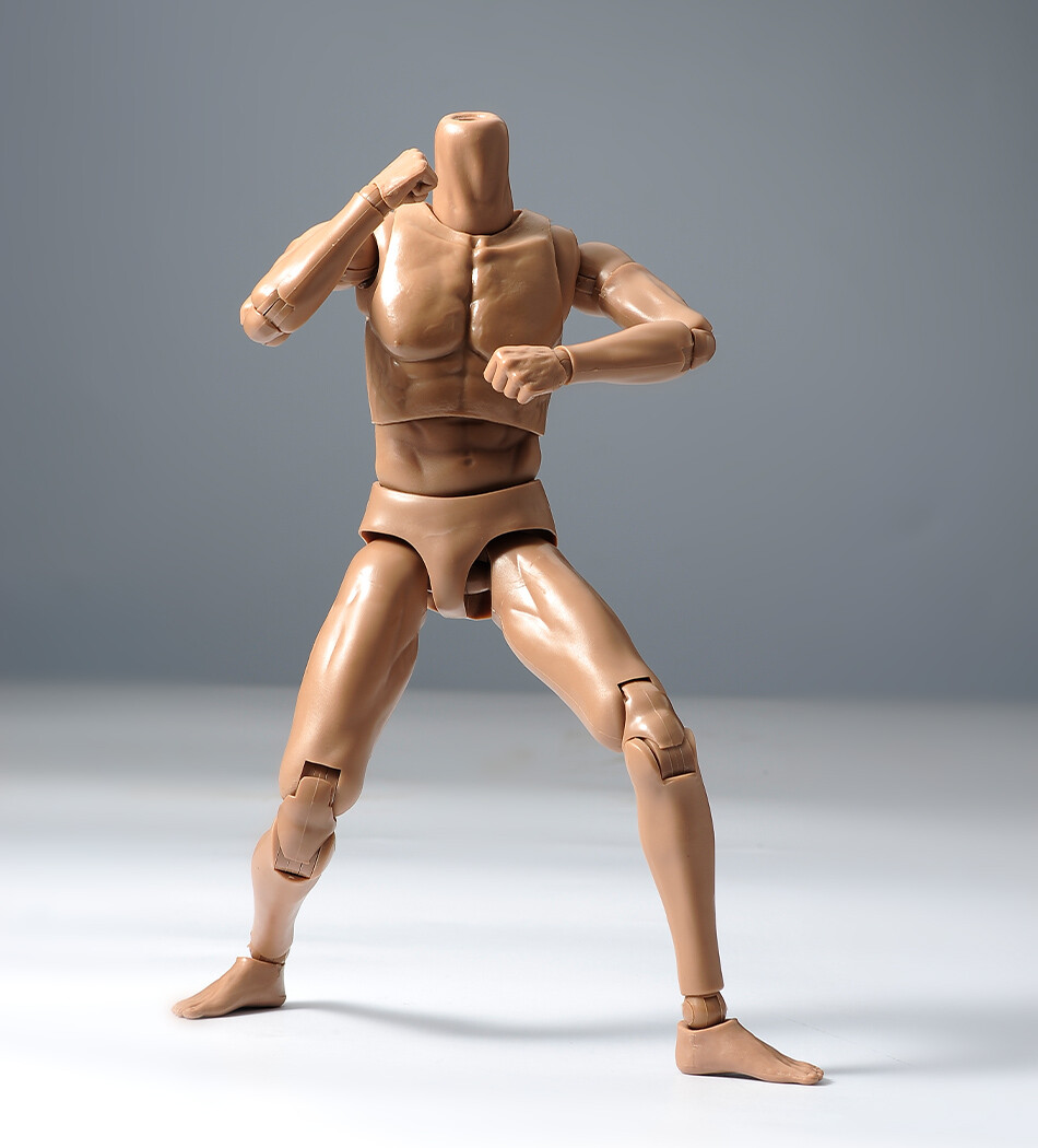 1:6 AT025 Durable Flexible 12inch PVC Male Action Figure Body Collectible Dolls