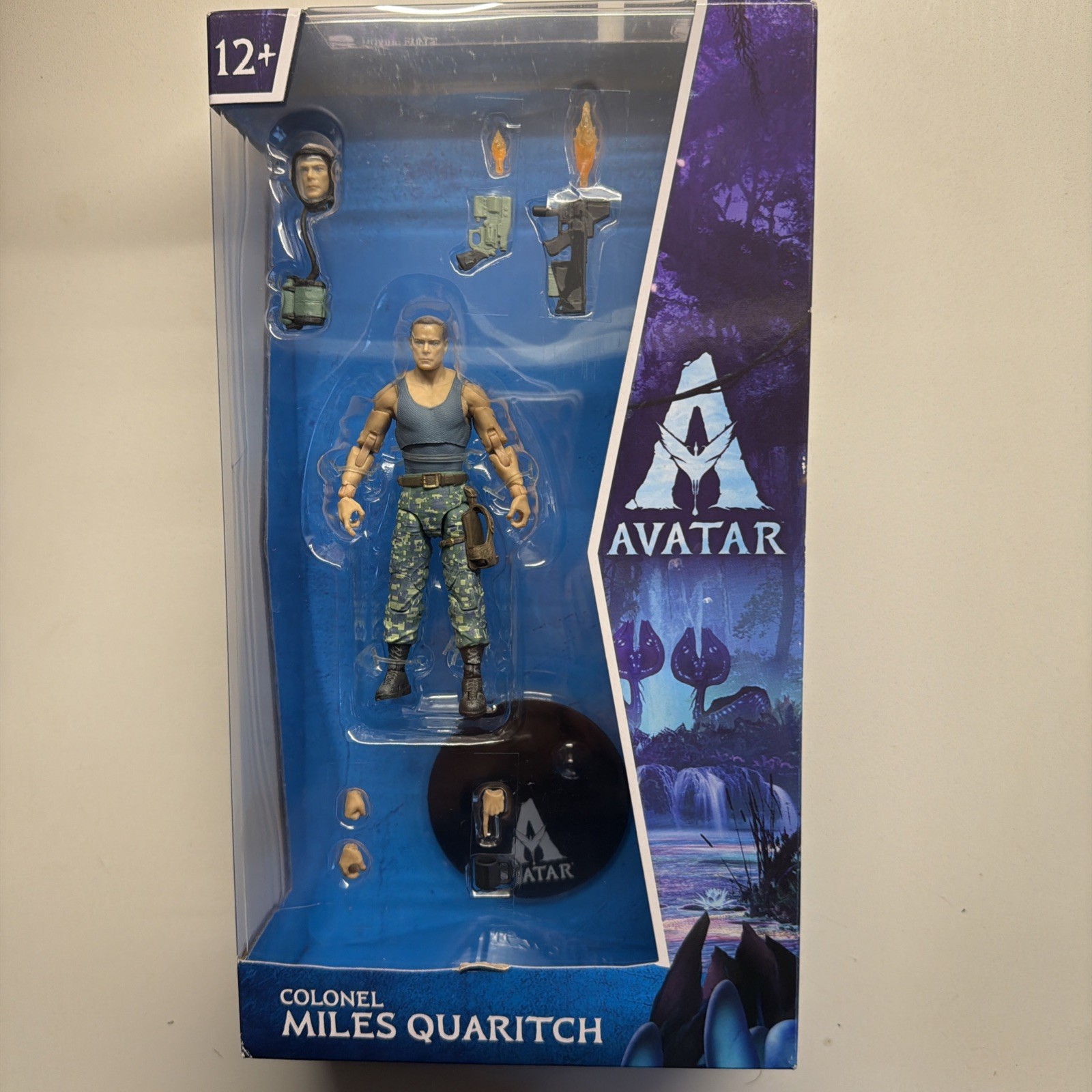 McFarlane Toys Avatar Movie Colonel Miles Quaritch Action Figure Toy 4-inch New
