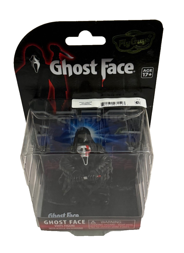 CultureFly Fly Guys GHOST FACE Vinyl Figure with Acrylic Background NEW