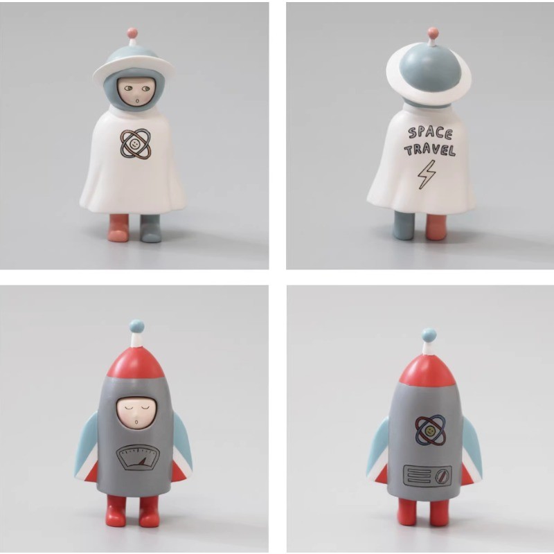 1PCS Random Xinghui Creations Cbb Space Travel Circus Boy Band 3.1&Prime; collectible