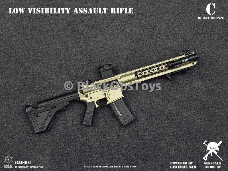 1/6 Scale Low Visibility Assault Rifle BURNT BRONZE – MINT IN BOX