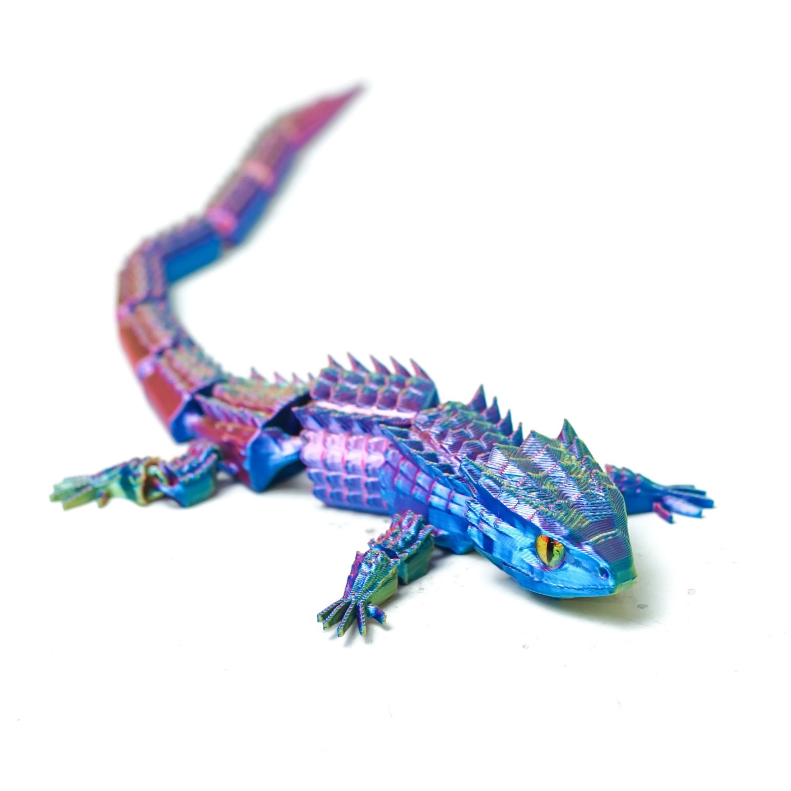 10.63inch 3D Printed Lizard Model,Articulated Animals figure,Toys Home Decor