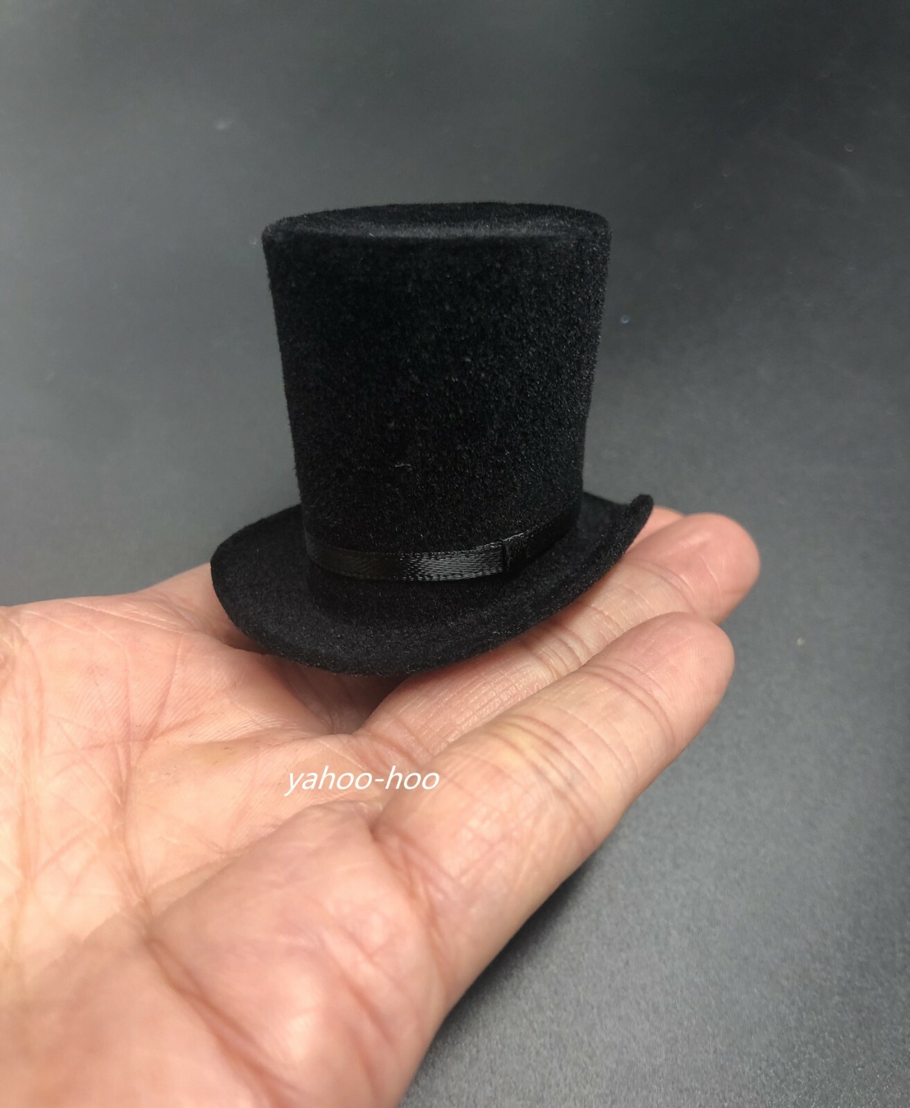 1/6 scale Black Top Hat for 12&Prime; Action Figure Doll Accessories