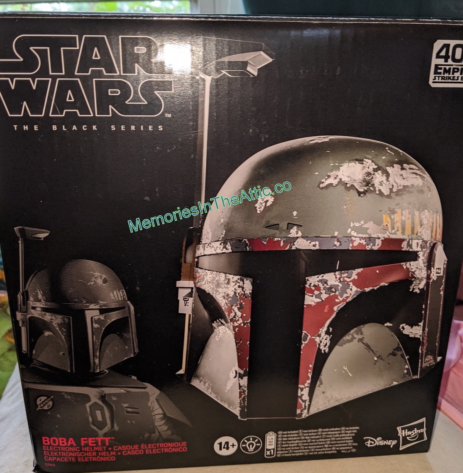 Star Wars Black Series Boba Fett Premium Electronic Helmet Cosplay 40TH Bounty